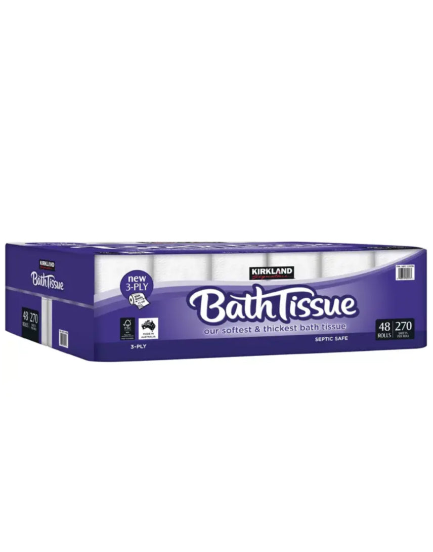 Kirkland signature bath tissue 3 ply 48 rolls