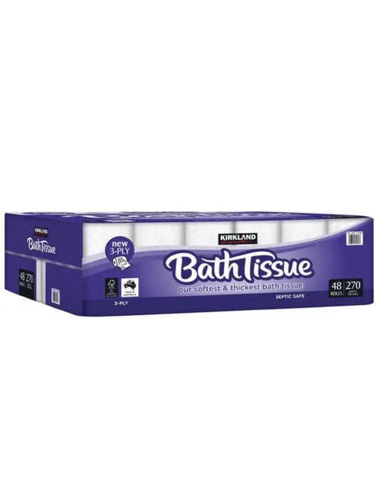 Kirkland signature bath tissue 3 ply 48 rolls