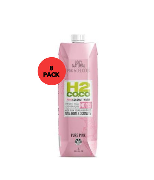 H2coco pink guava 100% 8 x 1L