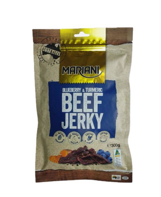 Mariani blueberry & tumeric jerky 300g