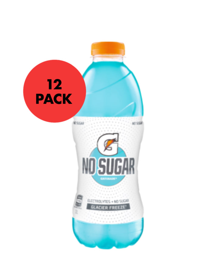 Gatorade no sugar glacier freeze 12 x 1L