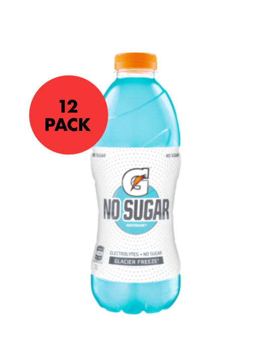 Gatorade no sugar glacier freeze 12 x 1L