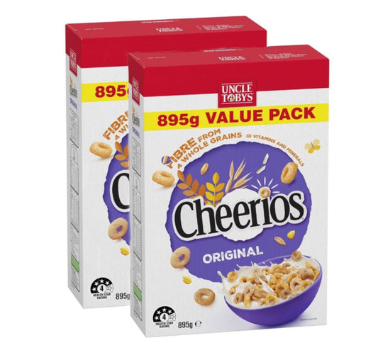 Uncle tobys cheerios original 2 x 895g