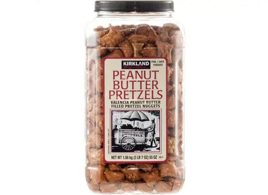 Kirkland peanut butter pretzels 1.56kg
