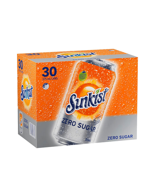 Sunkist zero sugar 30 x 375ml
