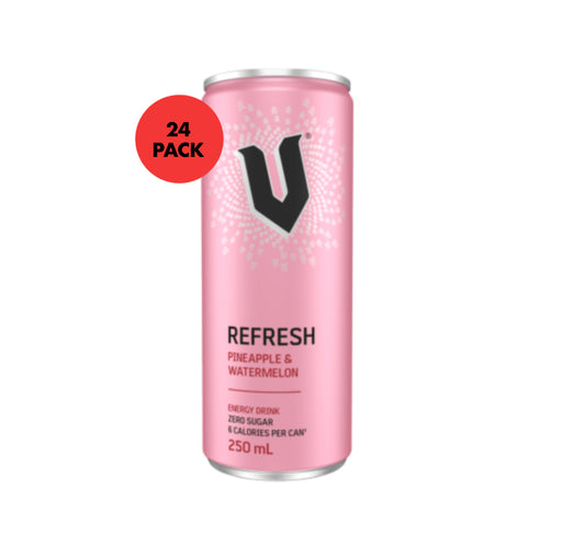 V energy refresh pineapple watermelon 24 x 250ml