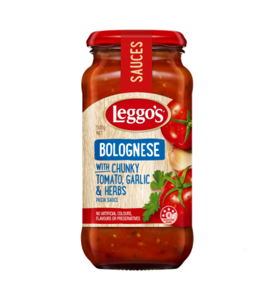Leggo's bolognese sauce 6 x 500g