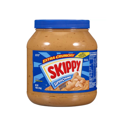 Skippy super chunk peanut butter