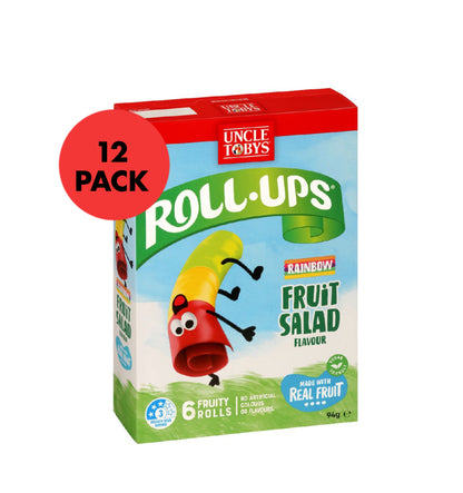 Uncle Toby’s Fruit roll ups 12 x 94g