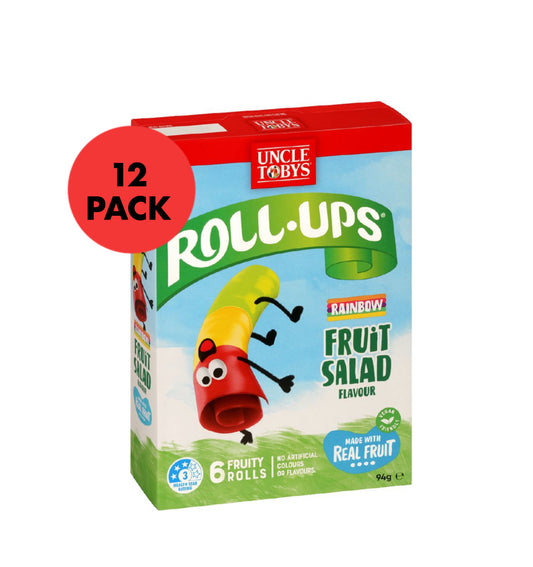 Uncle Toby’s Fruit roll ups 12 x 94g
