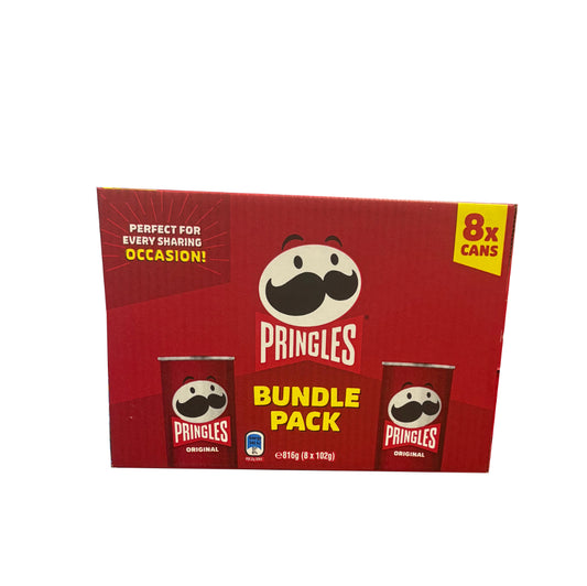 Pringles original Bundle pack 8 x 102g