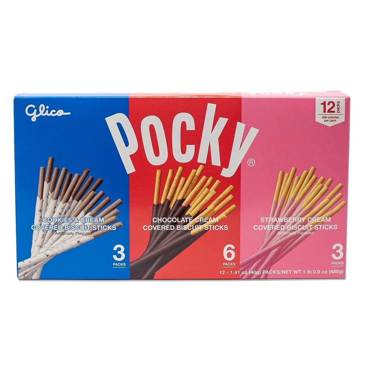 Glico Pocky variety pack 480g 12pk