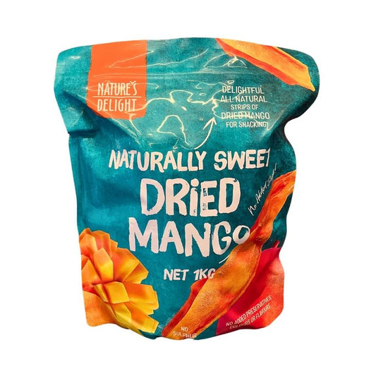 Natures delight dried mango 1kg