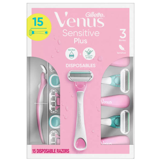 Gillete venus sensitive disposable razor 15 count
