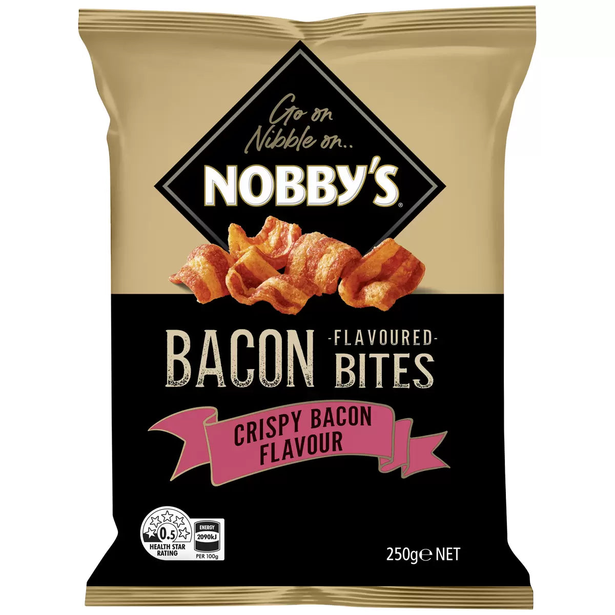 Nobbys bacon bites 250g