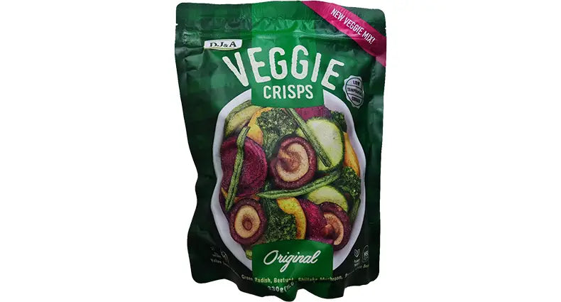 DJ&A veggie crisps 330g