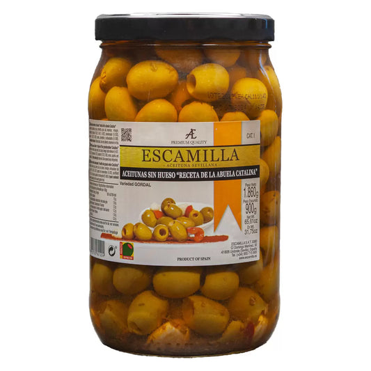 Escamilla pitted green olives 1.8kg
