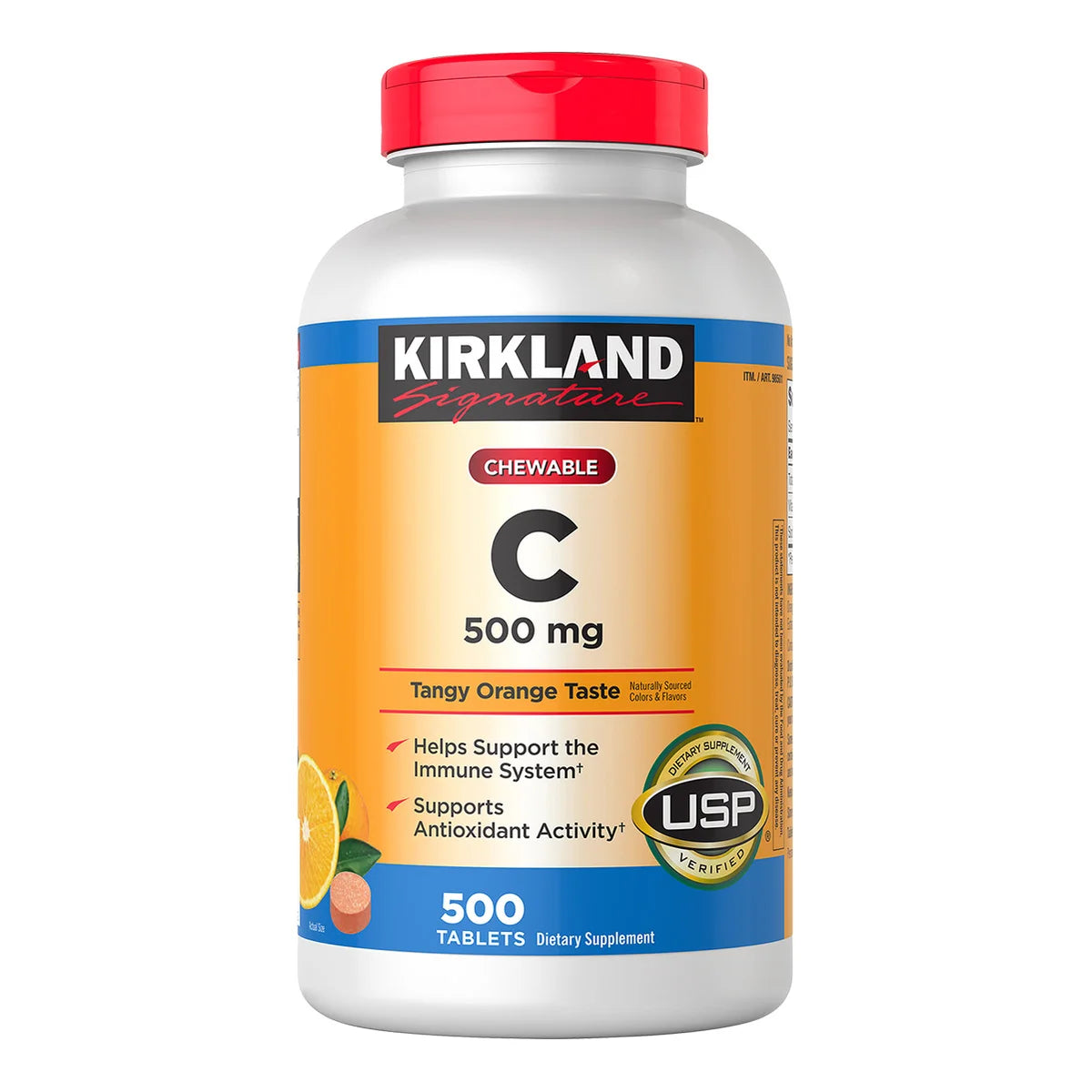 Kirkland signature vitamin C 500mg 500 chewable tablets
