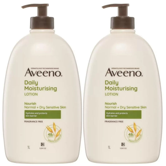 Aveeno daily moisturizing lotion 2 x 1L