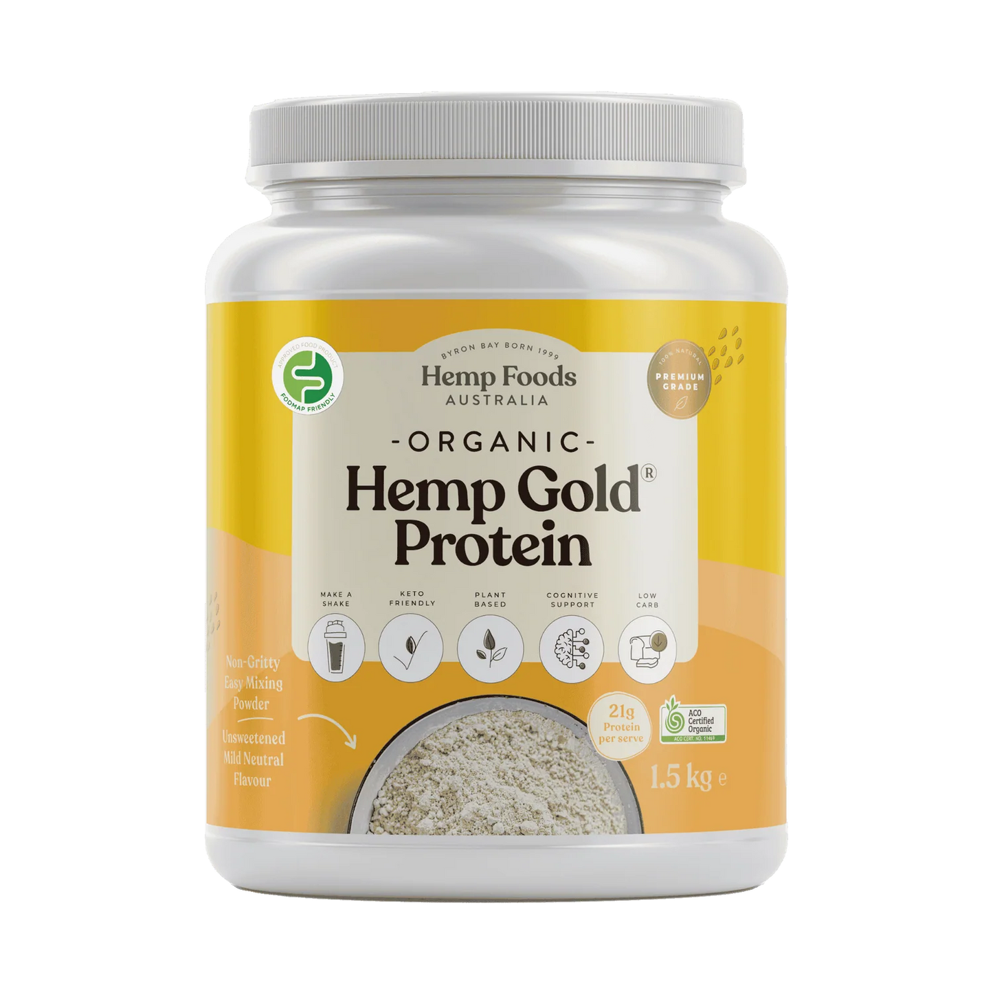 Essential Hemp organic Hemp gold protein 1.5kg