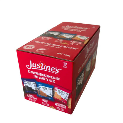 Justines keto protein cookie variety pack 780g