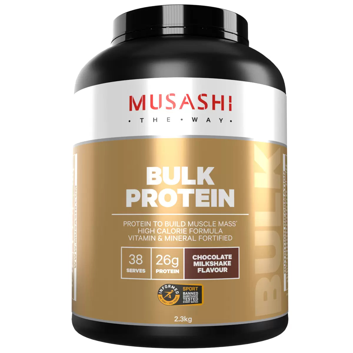 Musashi bulk protein chocolate 2.3kg
