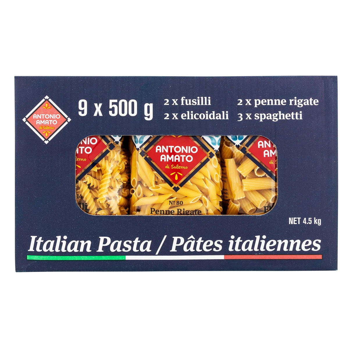 Antonio amato variety pasta box 9 x 500g