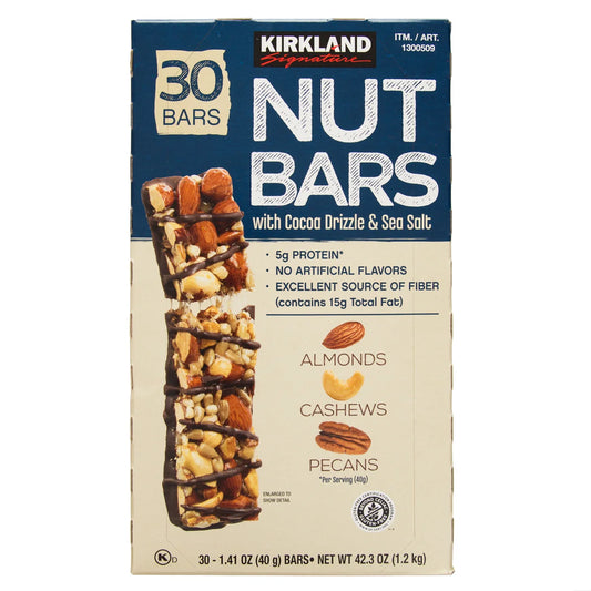 Kirkland signature nut bars 24 x 40g