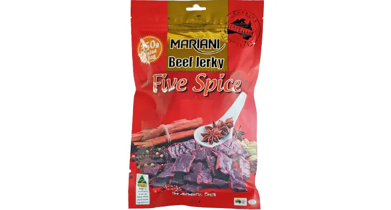 Mariani five spice beef jerky 350g