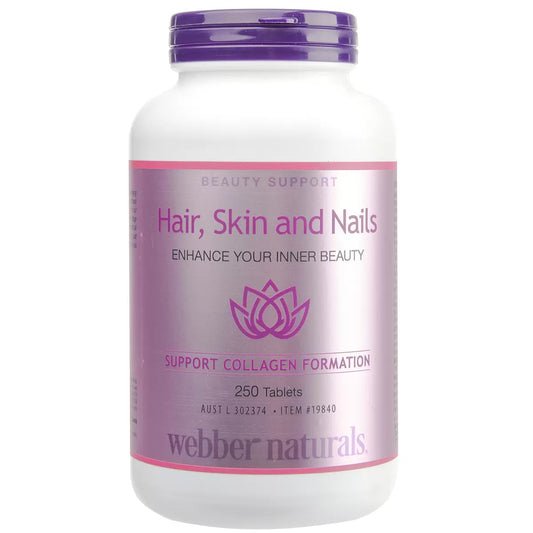 Webber naturals hair, skin & nails 250 tablets