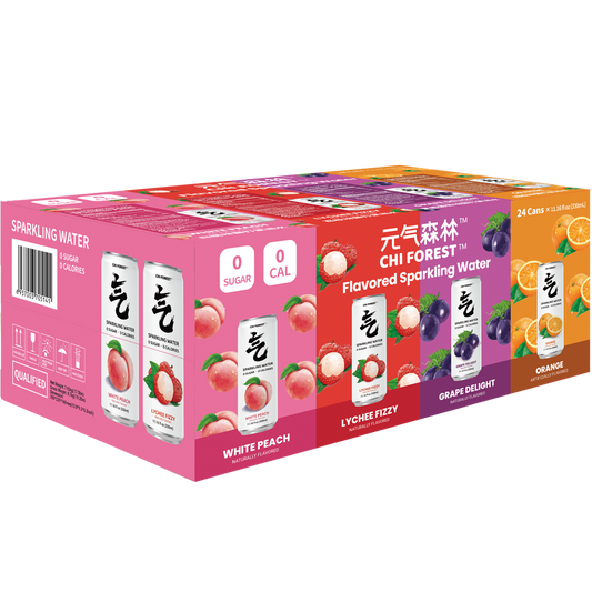 Genki forest mixed flavor sparkling water 24 x 330ml