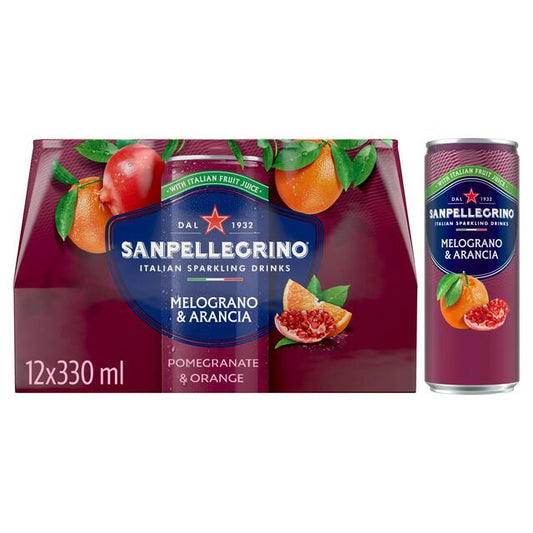 Sanpellegrino melograno & arancia 12 x 330ml