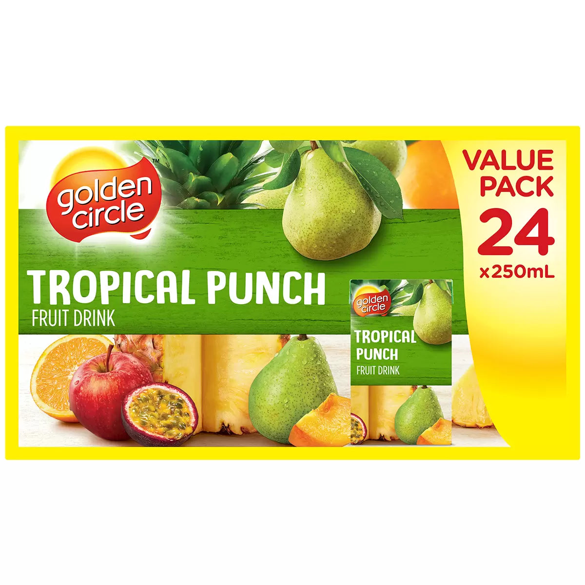 Golden circle tropical punch fruit drink 24 x 250ml