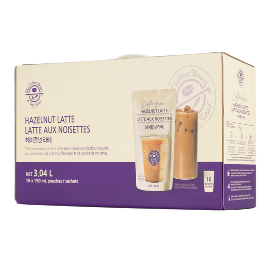 Coffee bean hazelnut lattee 16 x 190ml