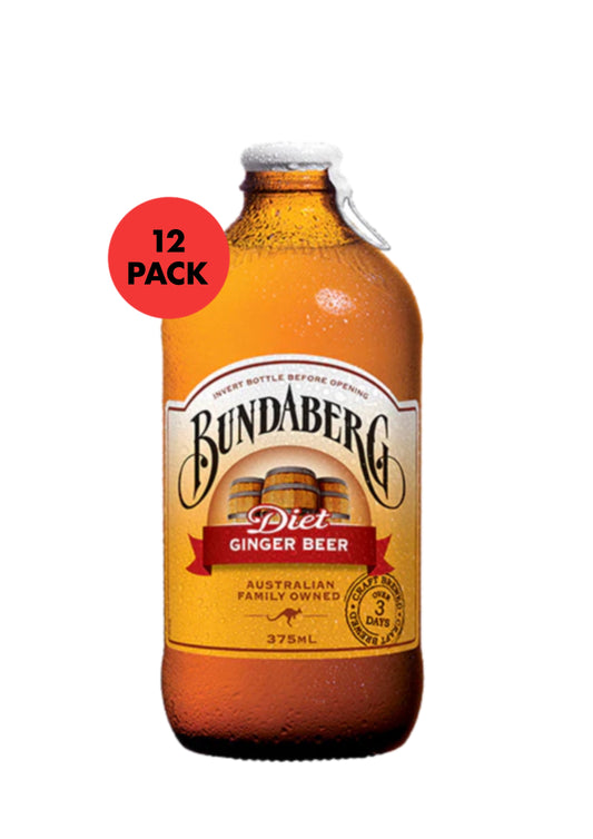 Bundaberg diet ginger beer 12 x 375ml