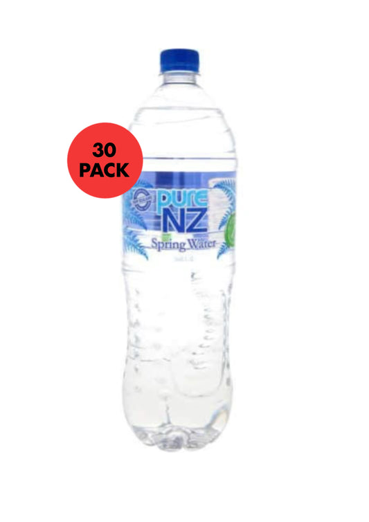Pure nz spring water 30 x 600ml