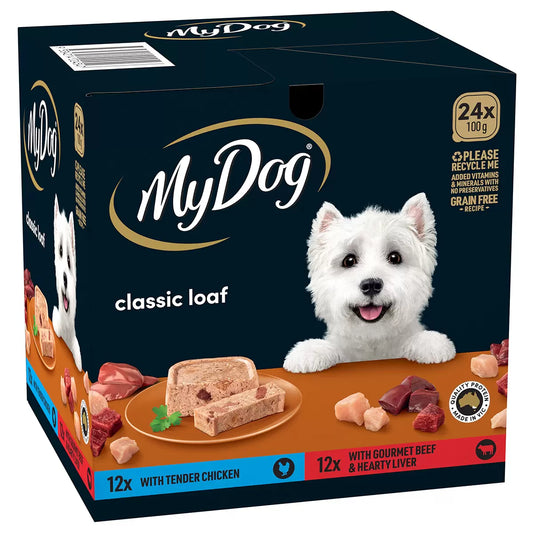 My dog chicken, beef, & liver 24 x 100g