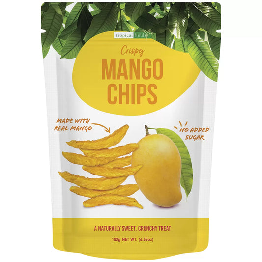 Tropical fields crispy mango chips 180g