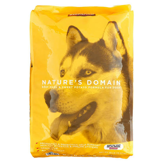 Natures domain beef & sweet potato 15.87kg