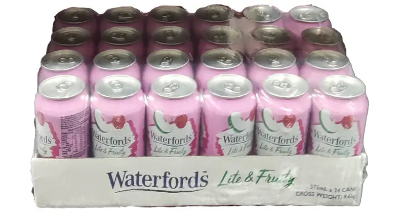 waterfords apple berry sparkling mineral water 24 x 375