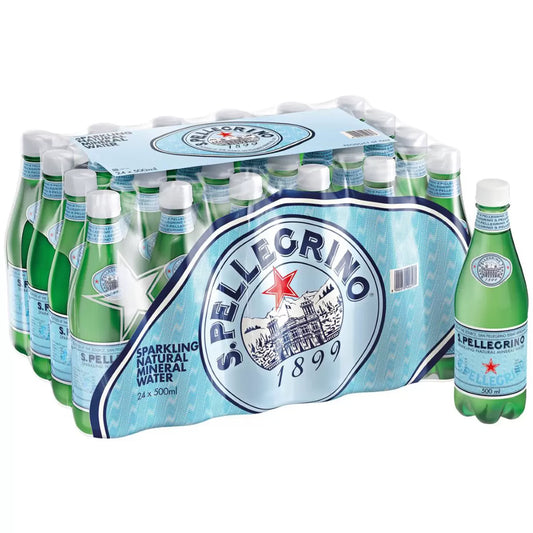 Sanpellegrino sparkling mineral water 24 x 500ml