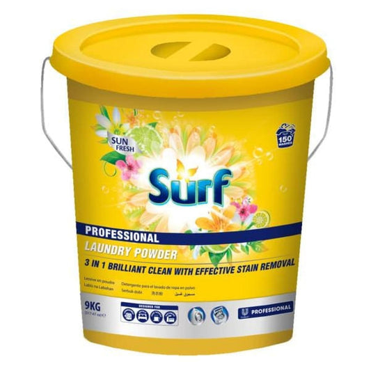 Surf professional laundry powder sun fresh front/top 9kg