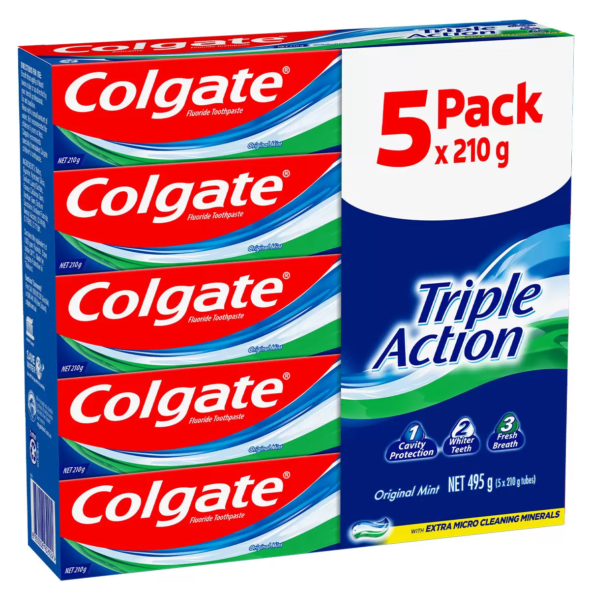Colgate triple action 5 x 210g