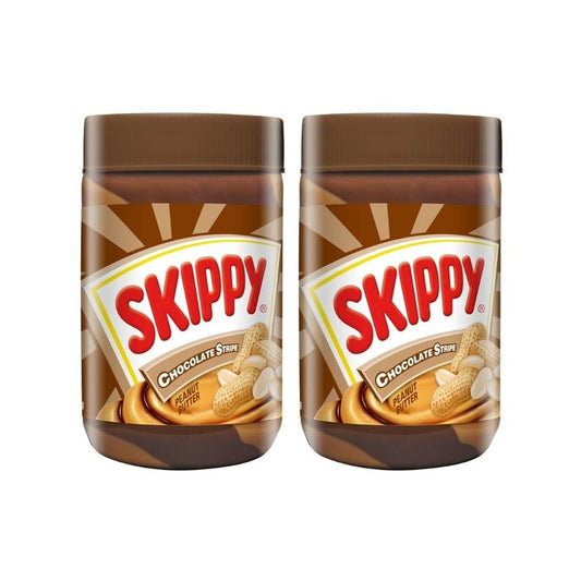 Skippy chocolate stripe peanut butter 2 x 500g