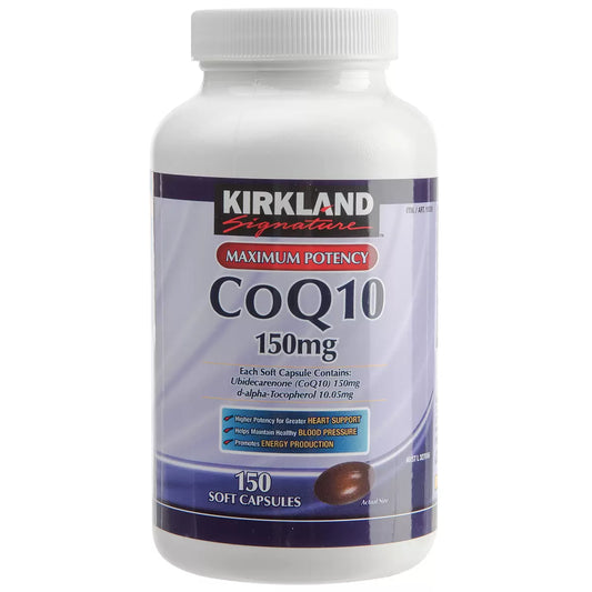 Kirkland signature co-Q10 150mg 150 soft capsules