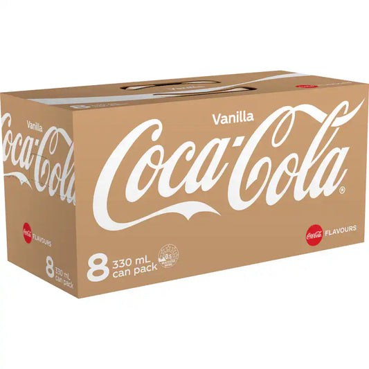 Coca cola vanilla 3 x 8pk 330ml (24pk)