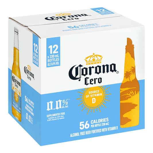 Corona cero non-alcoholic lager 12x330ml