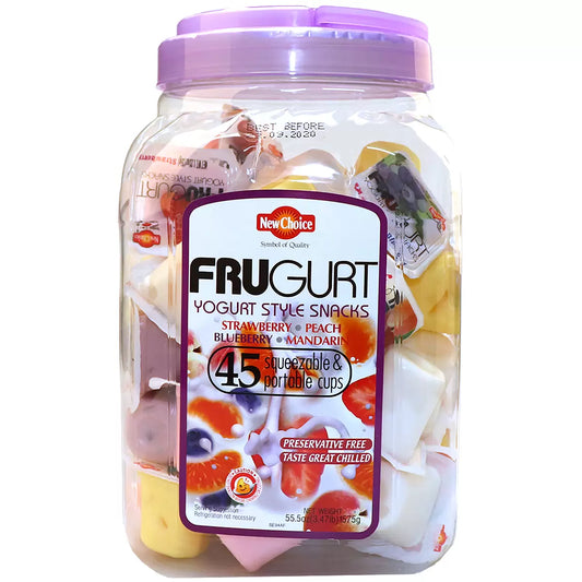 New choice Frugurt yoghurt style snack 45x35g