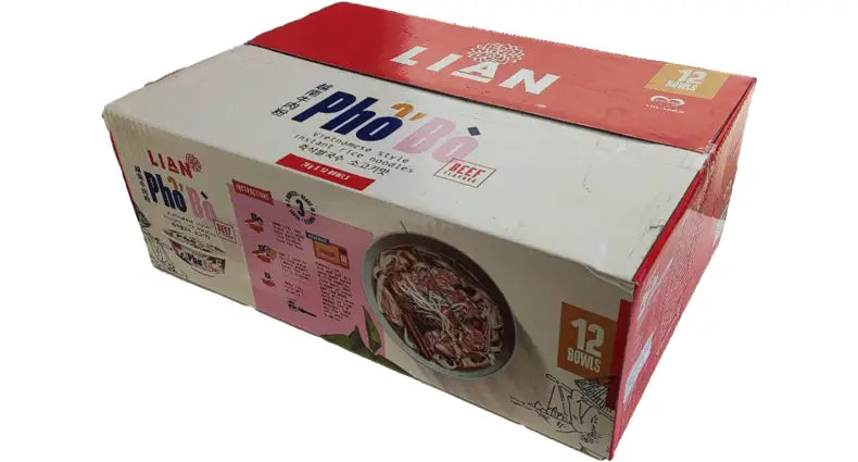Lian pho bo rice noodle 12x70g
