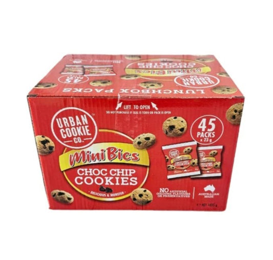 Urban Cookie Co. Mini bics - Choco chip cookie 1.035kg